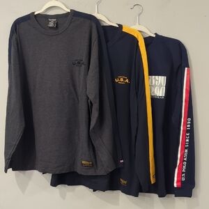 Polo Ralph Lauren Long Sleeve Bundle‎ (3) size Large